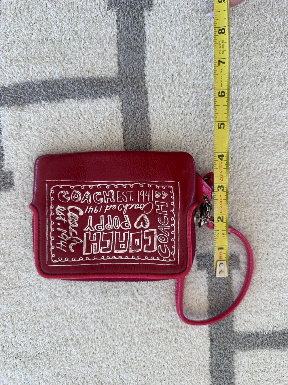 Ted coach poppy wristlet